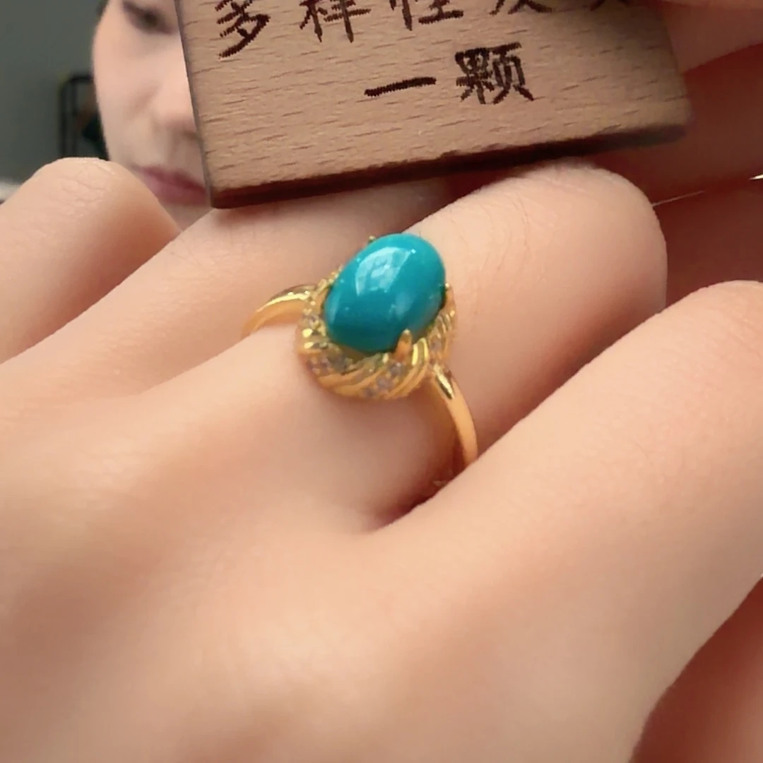 绿松石银S925镶嵌颈饰