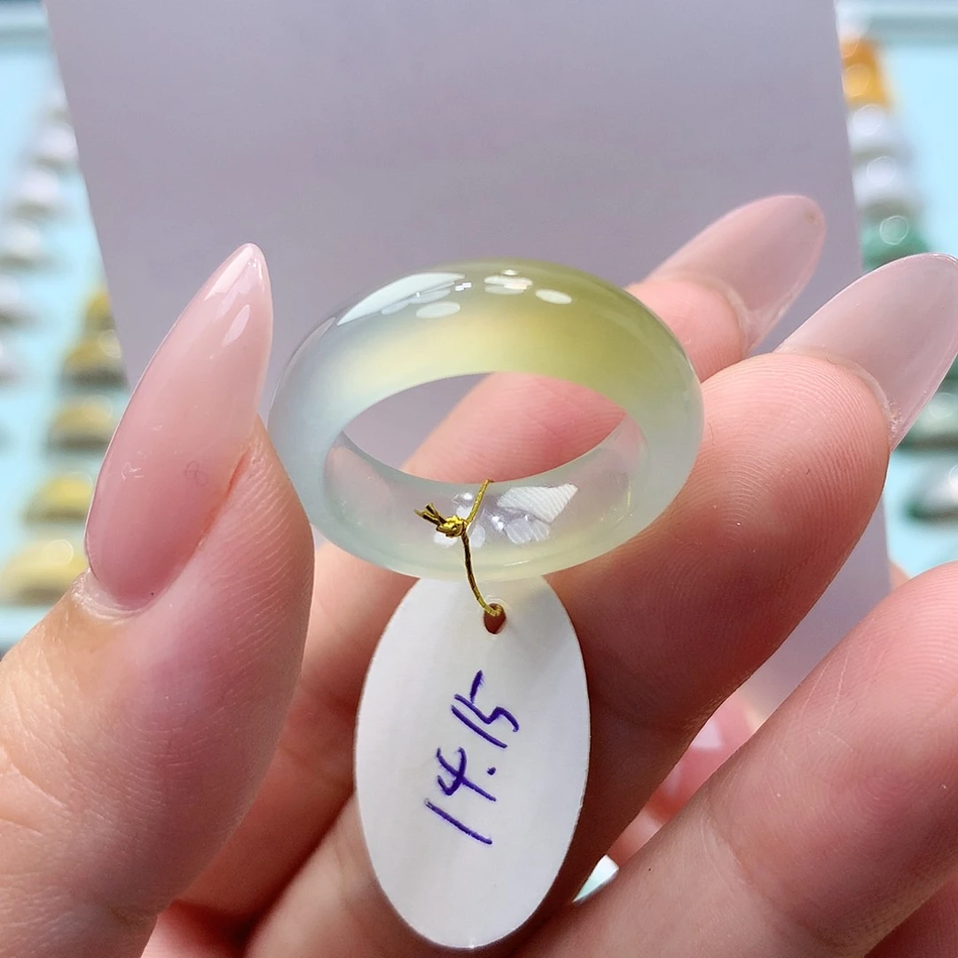 未镶嵌戒指翡翠1415圈