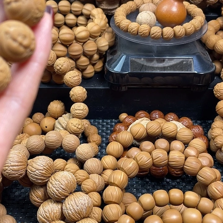 猴头核桃手串橙**月猴头核桃