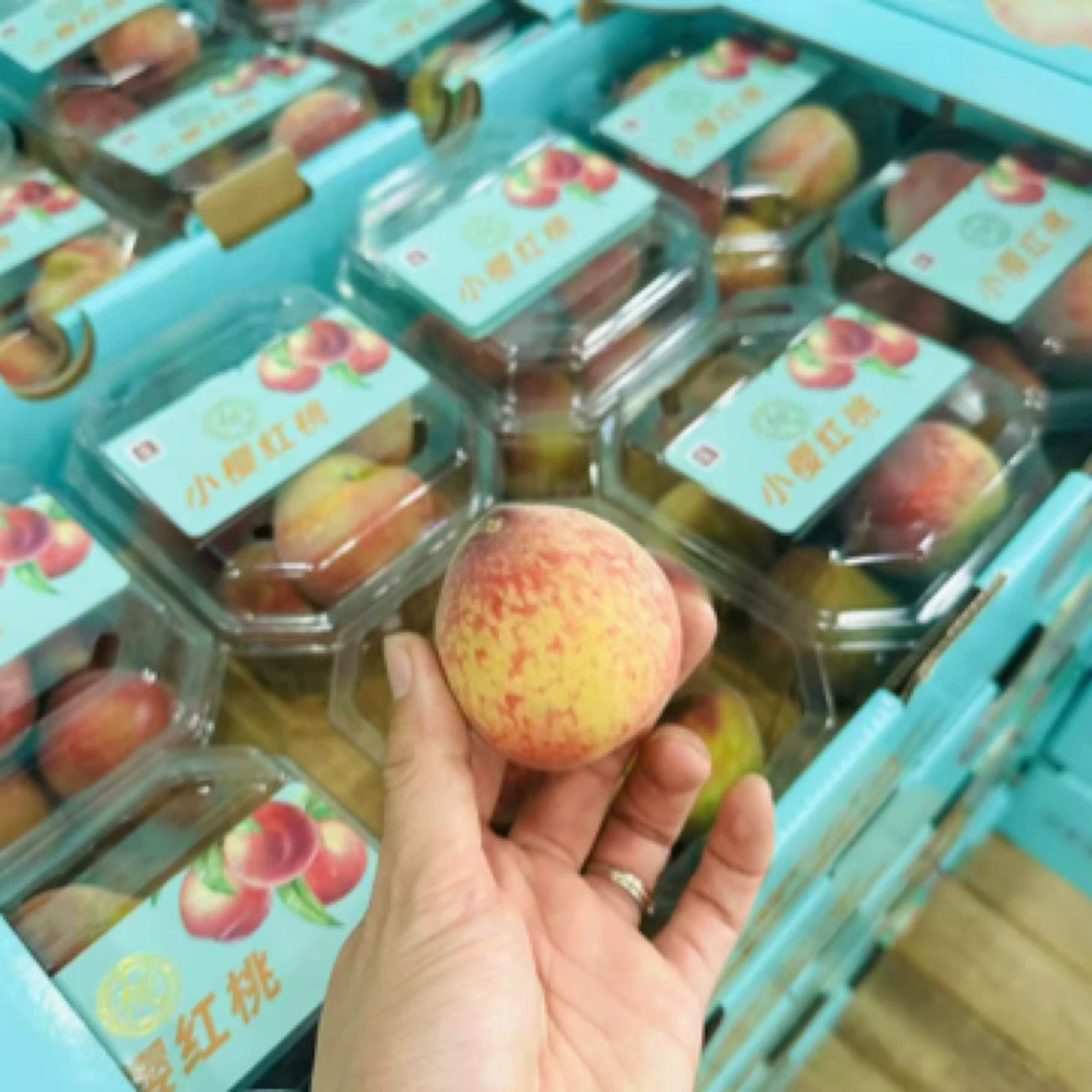 小樱红桃毛桃580g一盒山东省