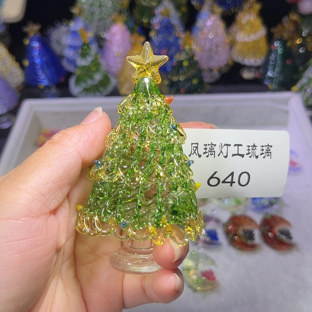 吊坠（不含链）玻璃640圣诞树