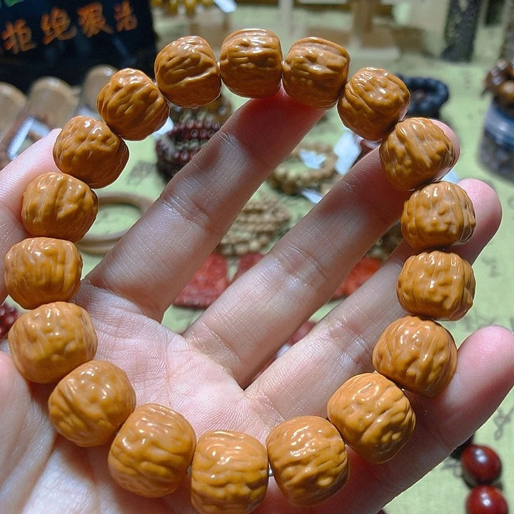 猴头核桃手串蛤蟆头