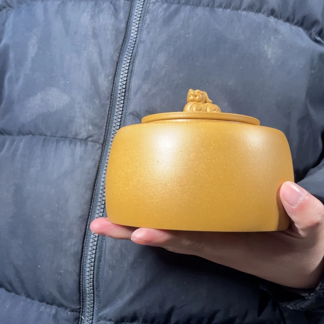 宜兴原矿紫砂茶叶罐