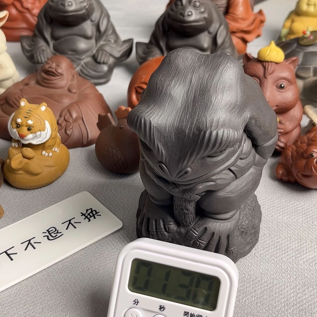 紫砂茶宠C****e紫砂瑕疵