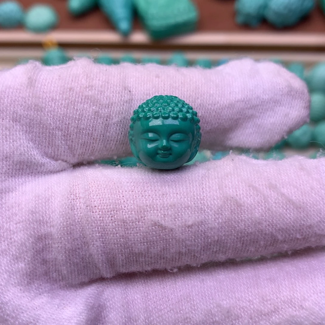 原生态散珠配珠宝宝佛头卡13