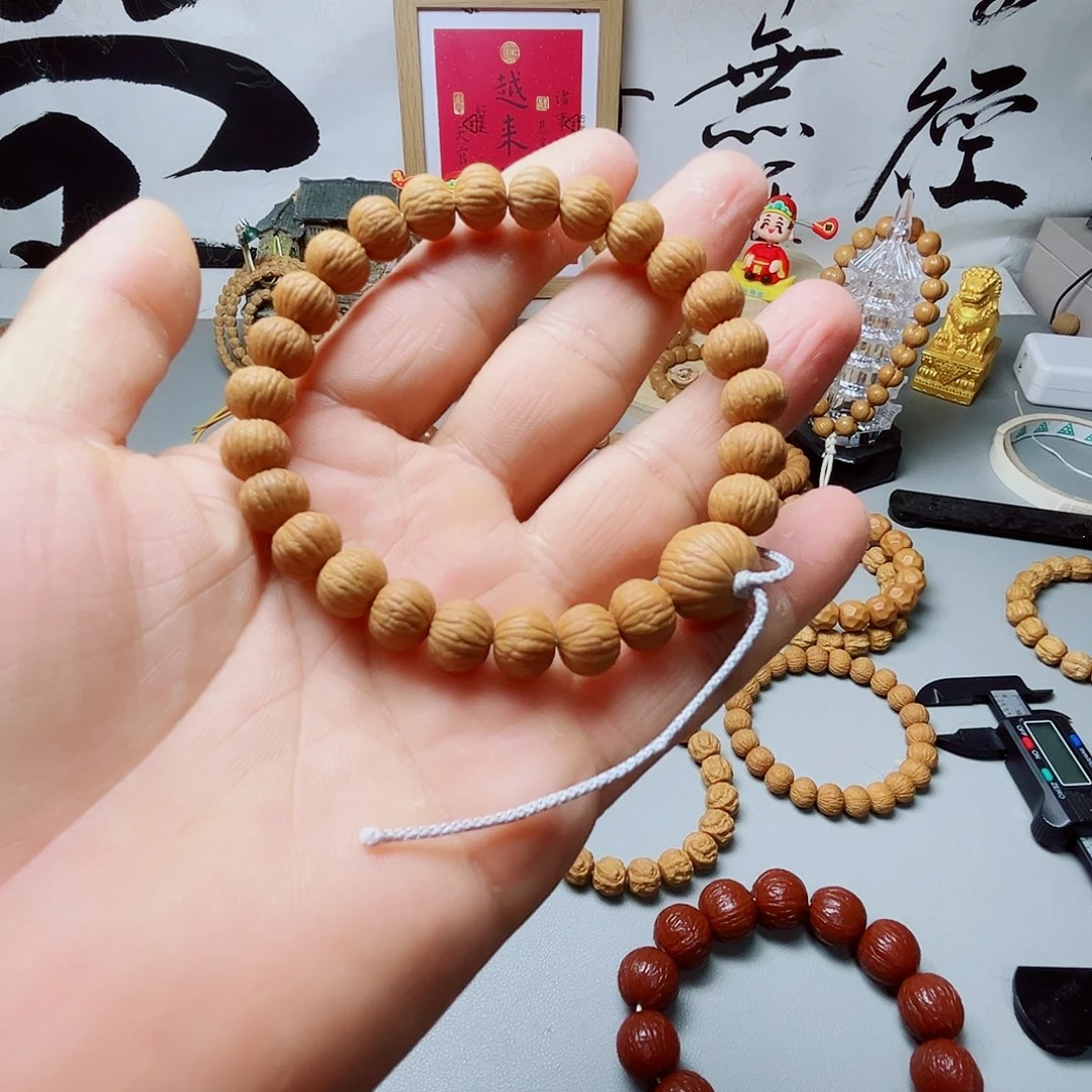 猴头核桃把件猴头凤羽911手持原皮2