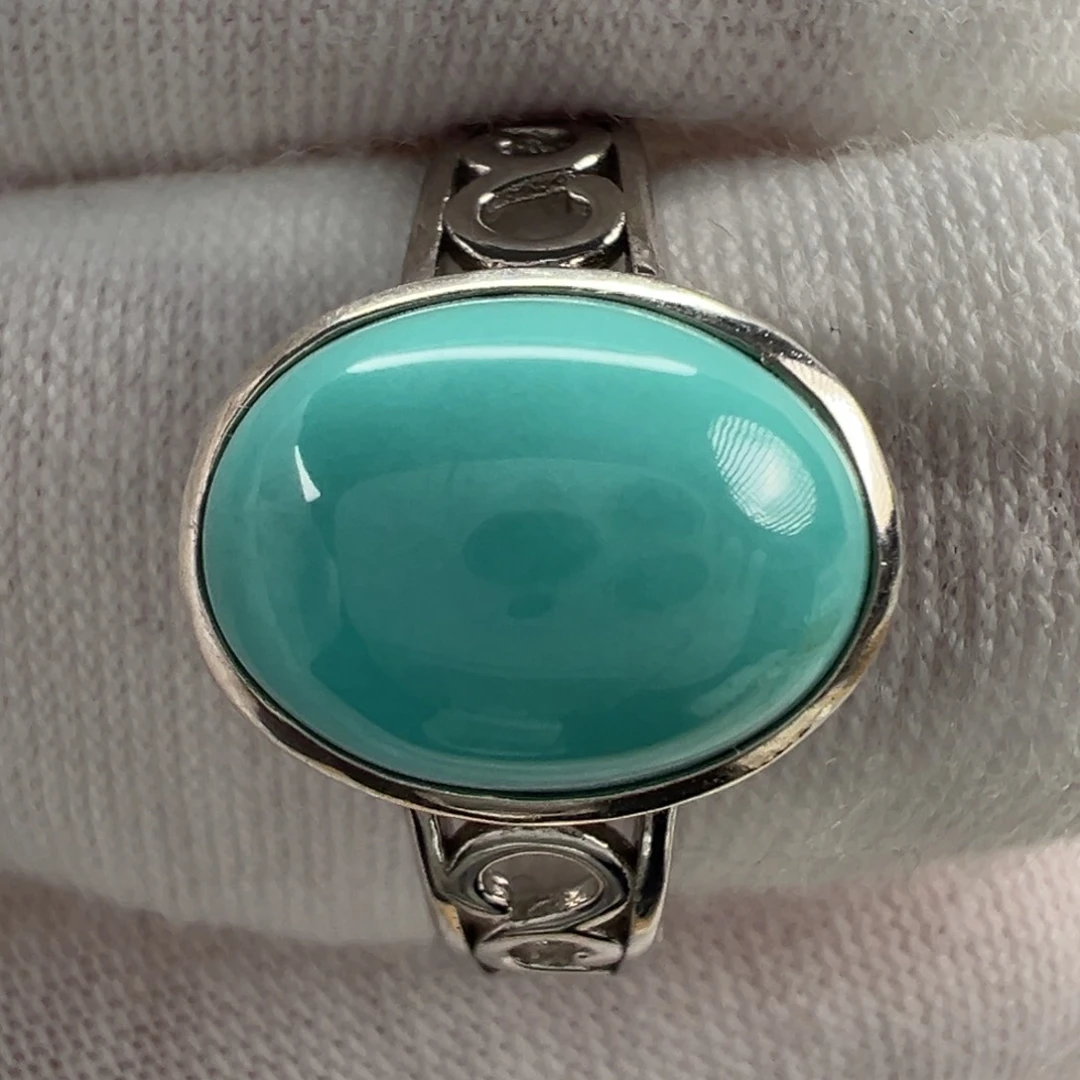 银S925镶嵌绿松石配饰