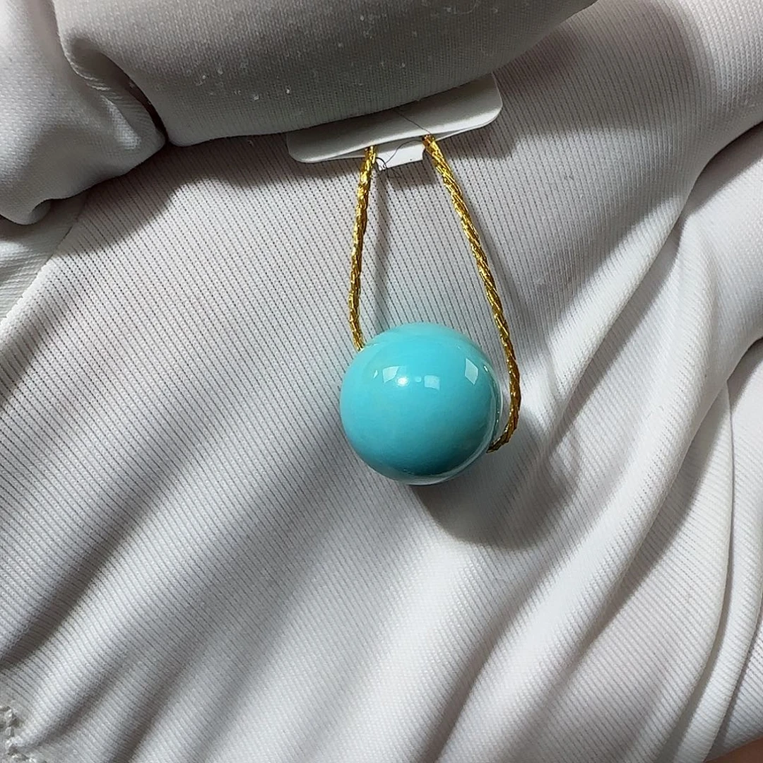 绿松石未镶嵌10mm➕单珠