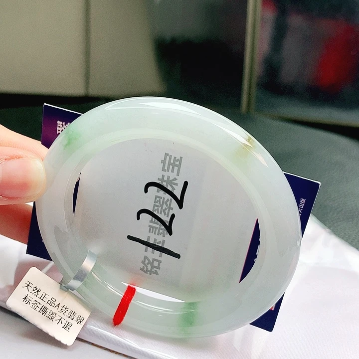 翡翠未镶嵌手镯缅甸天然翡翠a货