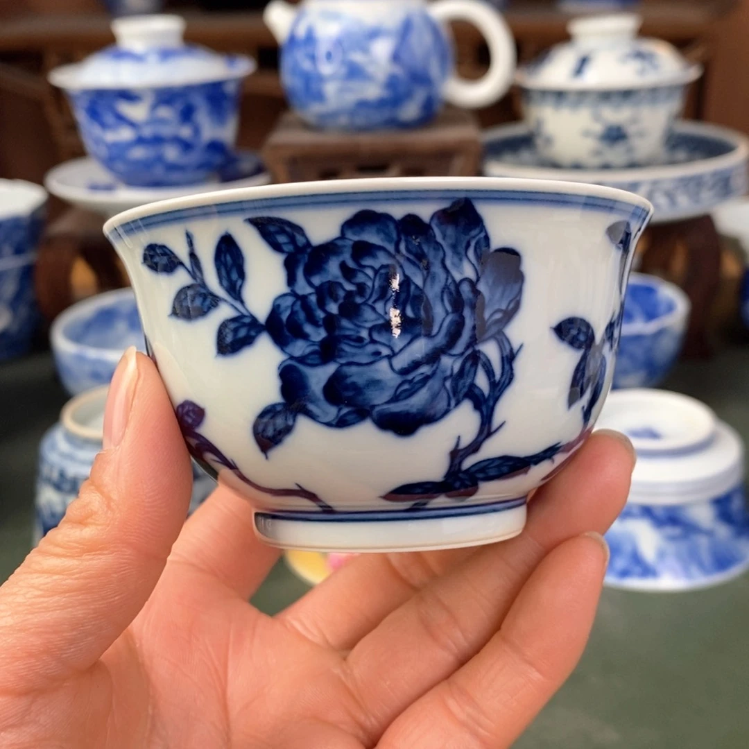 杯景德镇陶瓷手工手绘