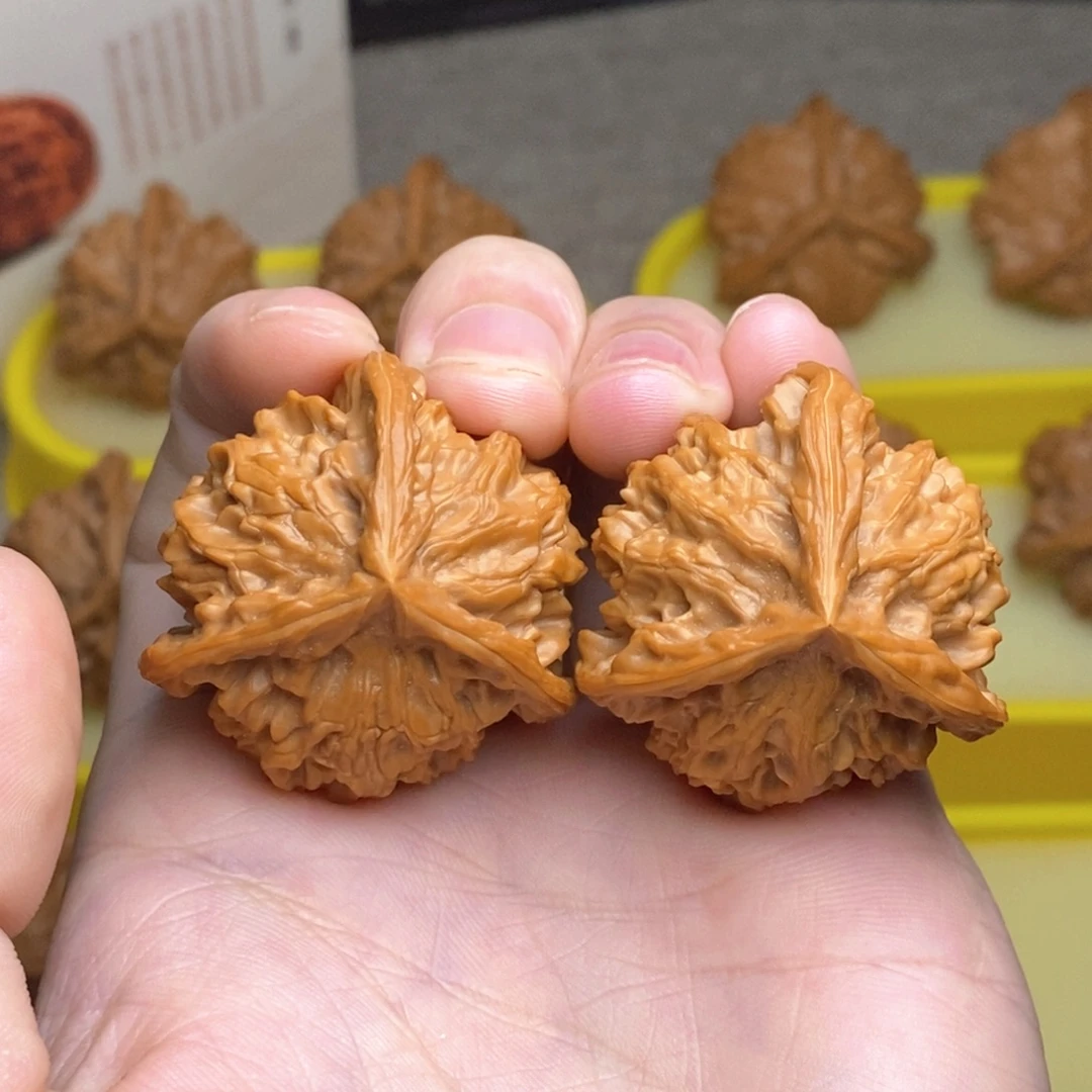 吊坠文玩核桃盘山三棱37精品