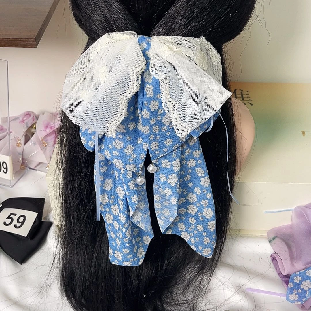 皮质非金属蝴蝶夹发夹
