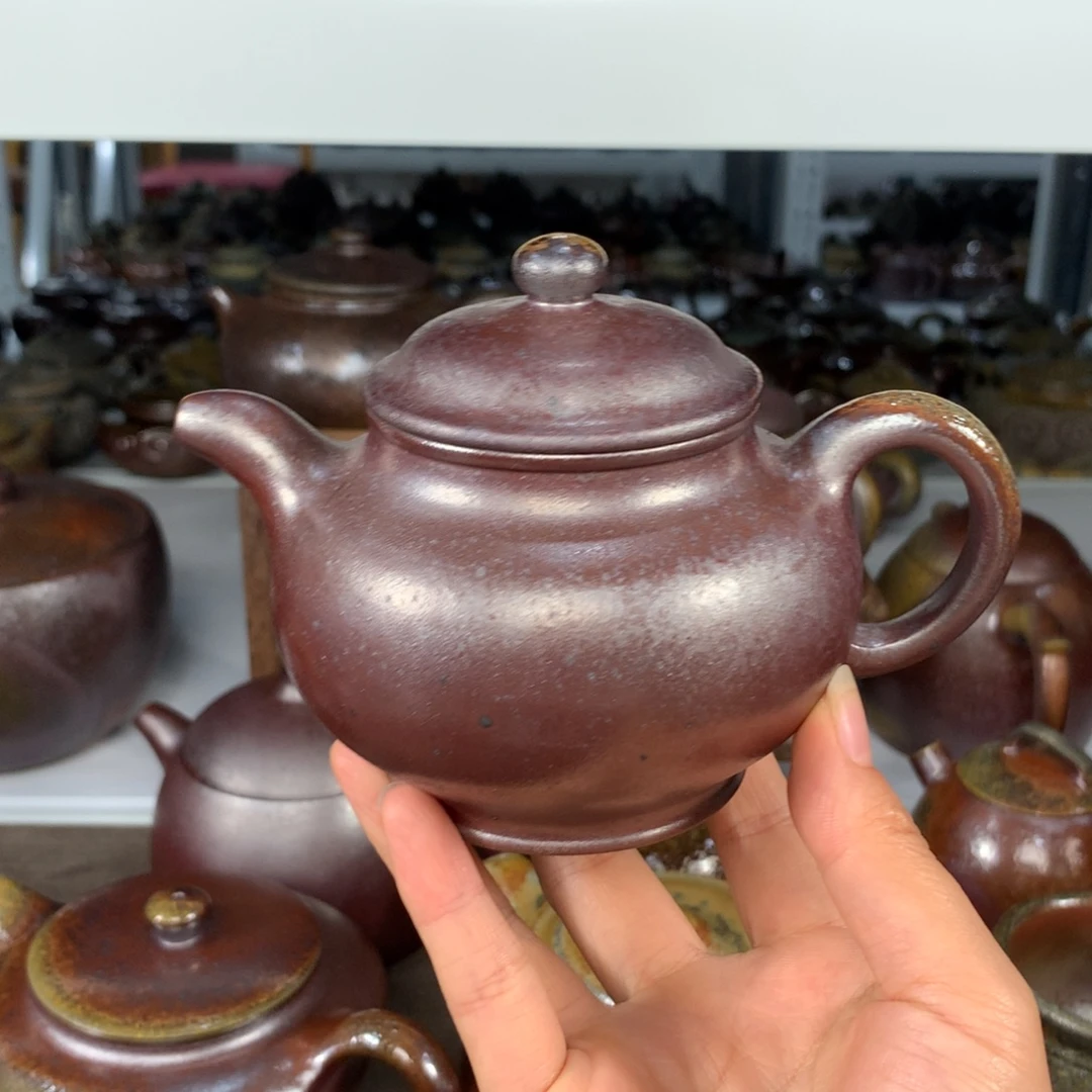 紫砂茶壶纯自然柴烧