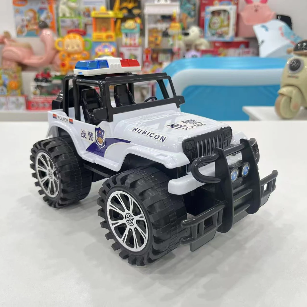 大号惯性警车战警车越野车适合生日礼物科学实验玩具电商盒发货ss