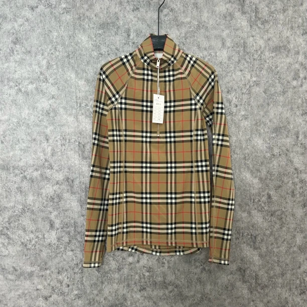 95新 BURBERRY/博柏利 Burberry格纹上衣