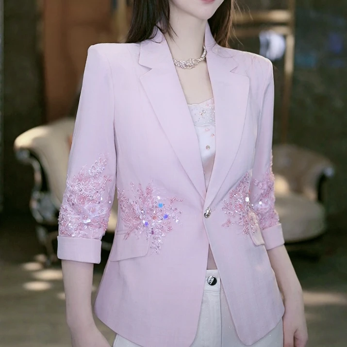 SEJI/瑟纪【米兰之星】重工时尚休闲气质外套