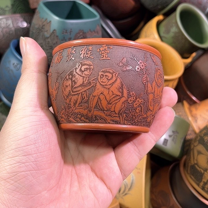 茶杯紫砂全手工紫砂主人杯