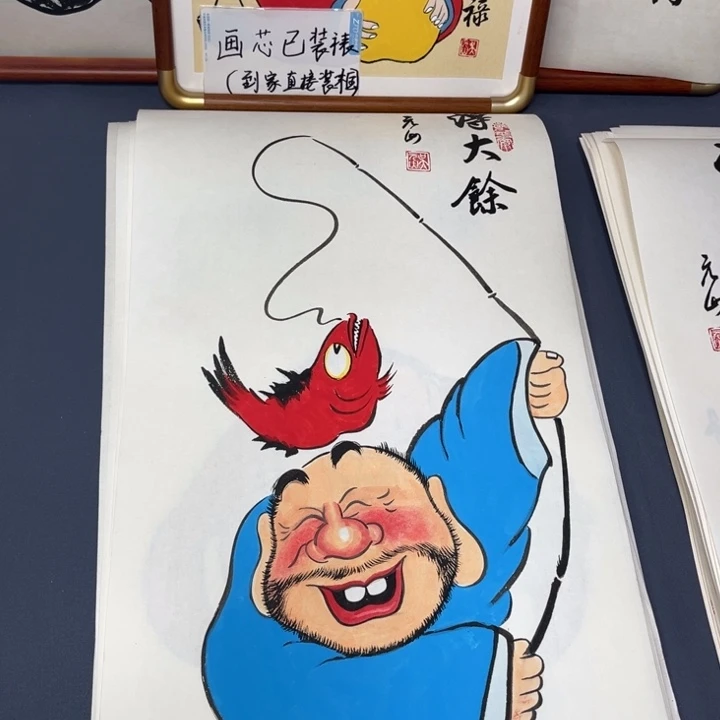 国画禅意画纯手画作品