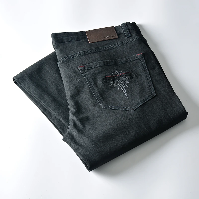 周-的 高性价比尾货 男士中青年春秋款简约休闲微弹牛仔裤0039