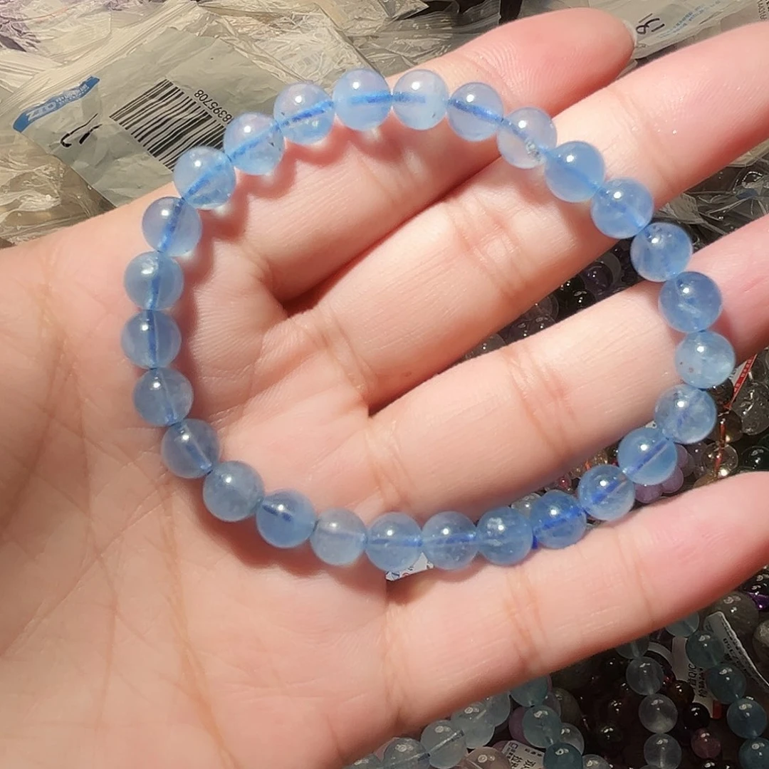 水晶手链未镶嵌海蓝宝
