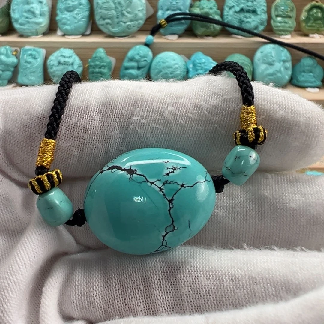 未镶嵌绿松石随形19.7mm