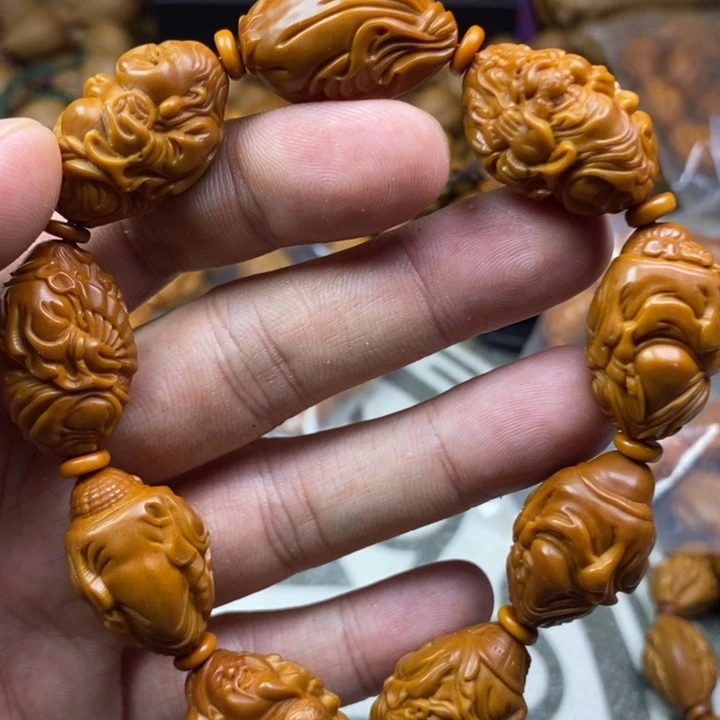 橄榄核手串/手链橄榄核雕工艺手串