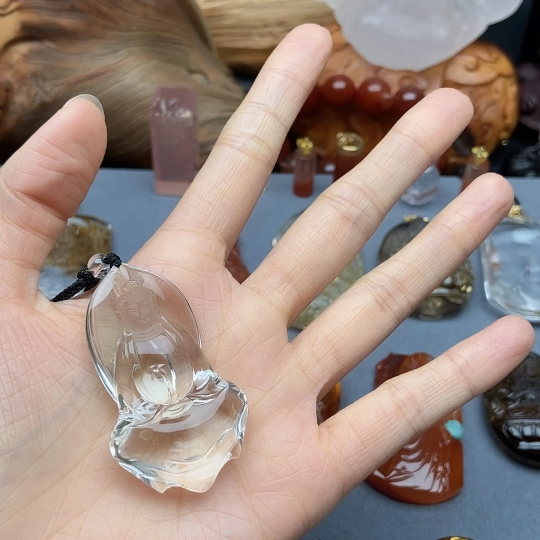 我***球未镶嵌水晶颈饰吊坠