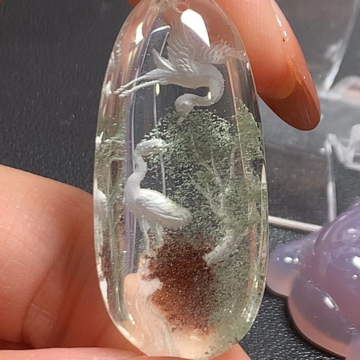 水晶吊坠(不含链)未镶嵌知**乐