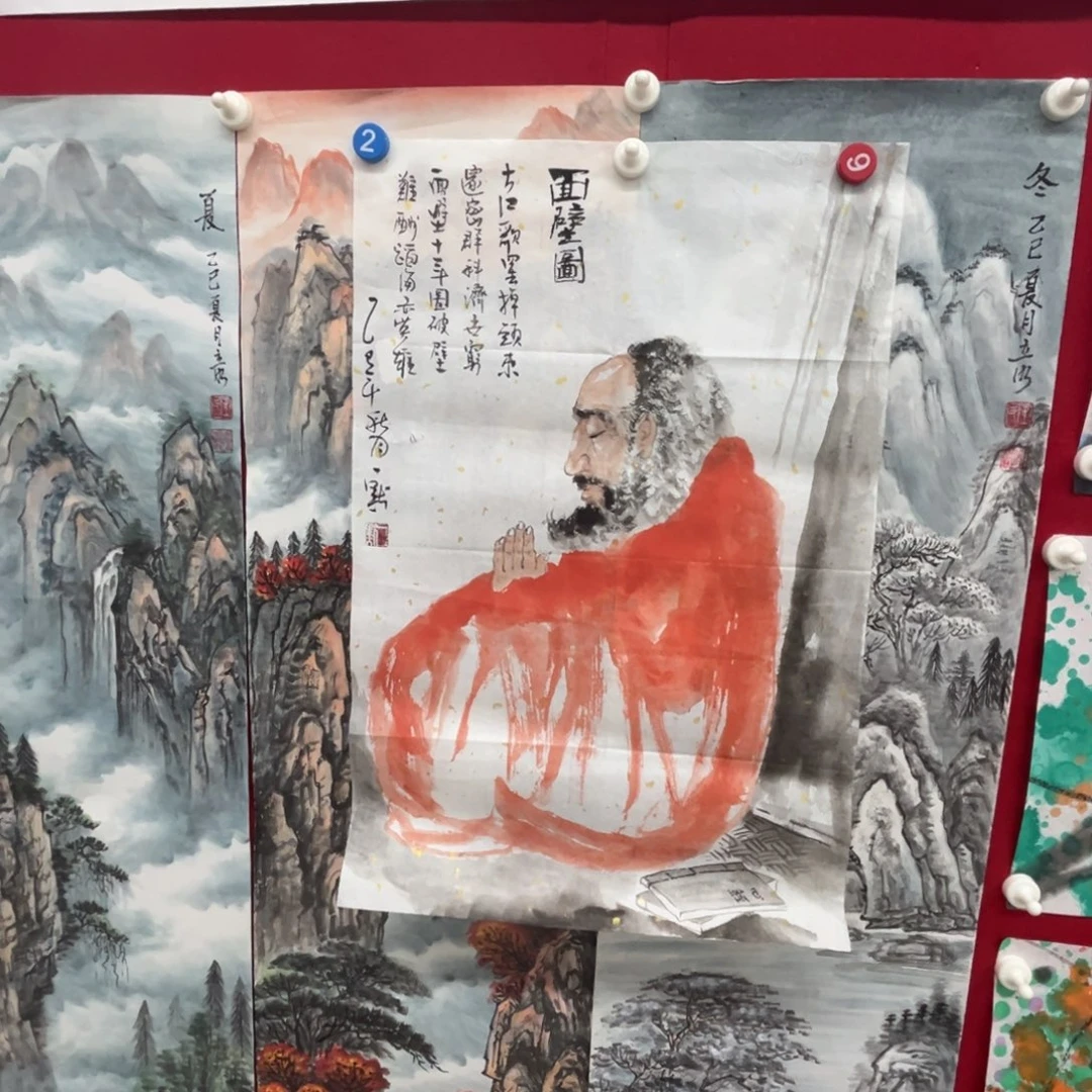 香***格国画绘画作品多次参加全国