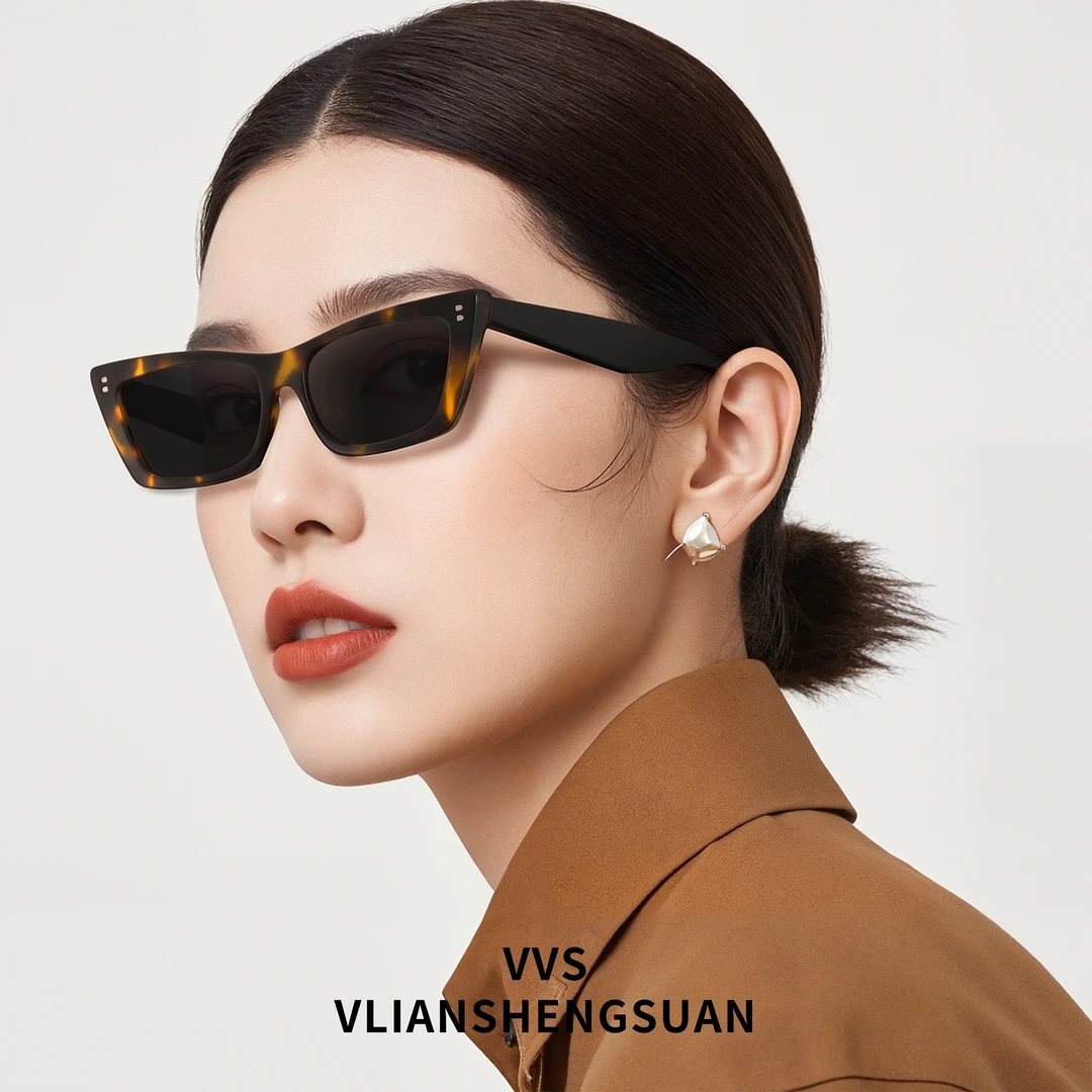 VVS眼镜墨镜太阳镜复古欧美ins风潮流街拍简约防紫外线个性FG1389