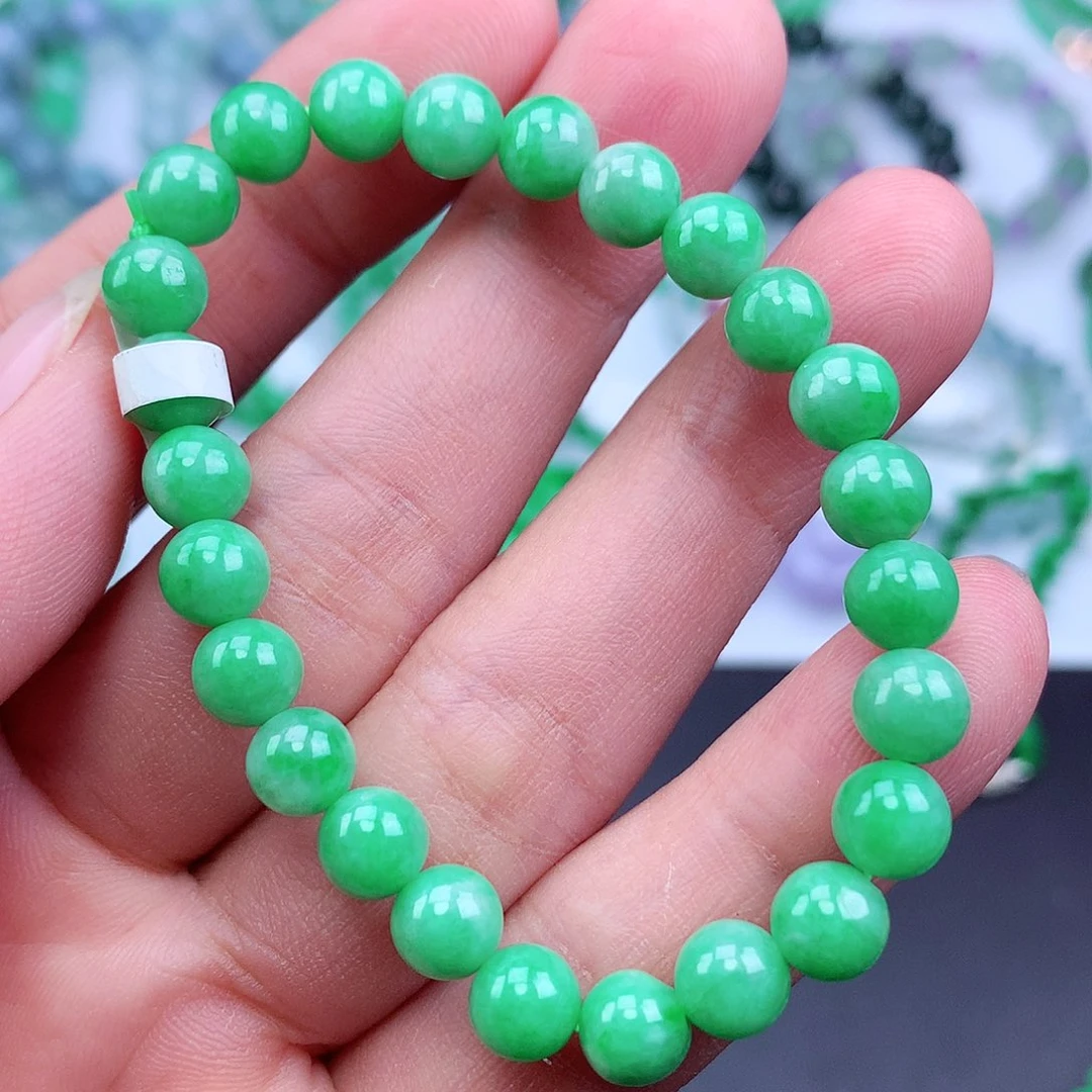 未镶嵌手链翡翠手串