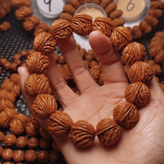 桃核手串龙纹桃核