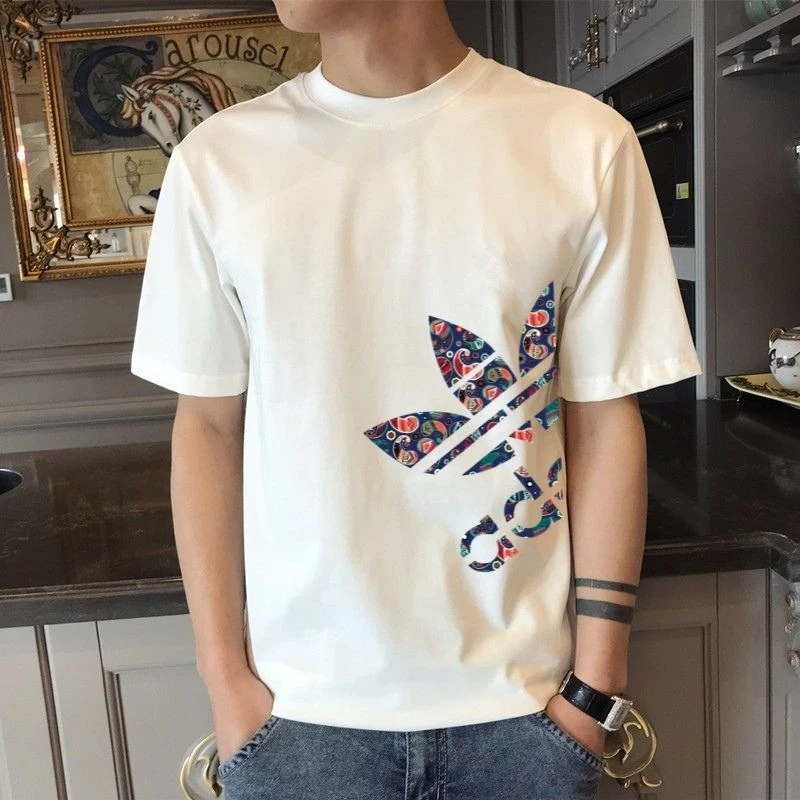 【三折专区】官方正版新款夏季运动上衣男休闲透气T恤男圆领短袖男