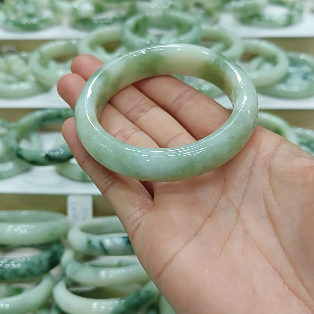 透闪石-蛇纹石玉手镯未镶嵌༺***༻