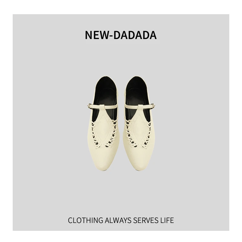 利达 NEW DADADA 尖头编织平底鞋TE746