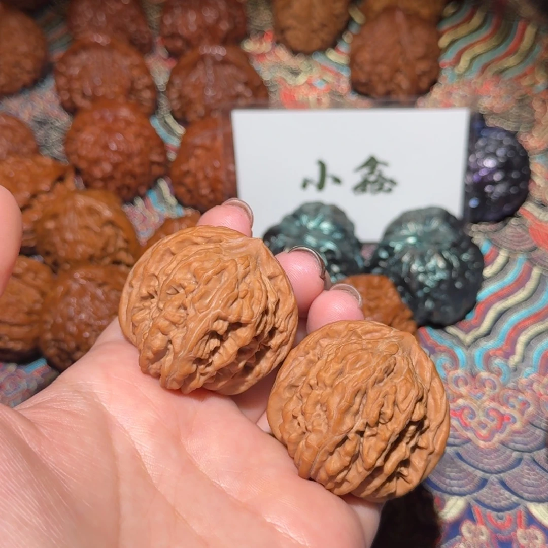 文玩核桃把件651号40蓟县四座楼文玩核桃