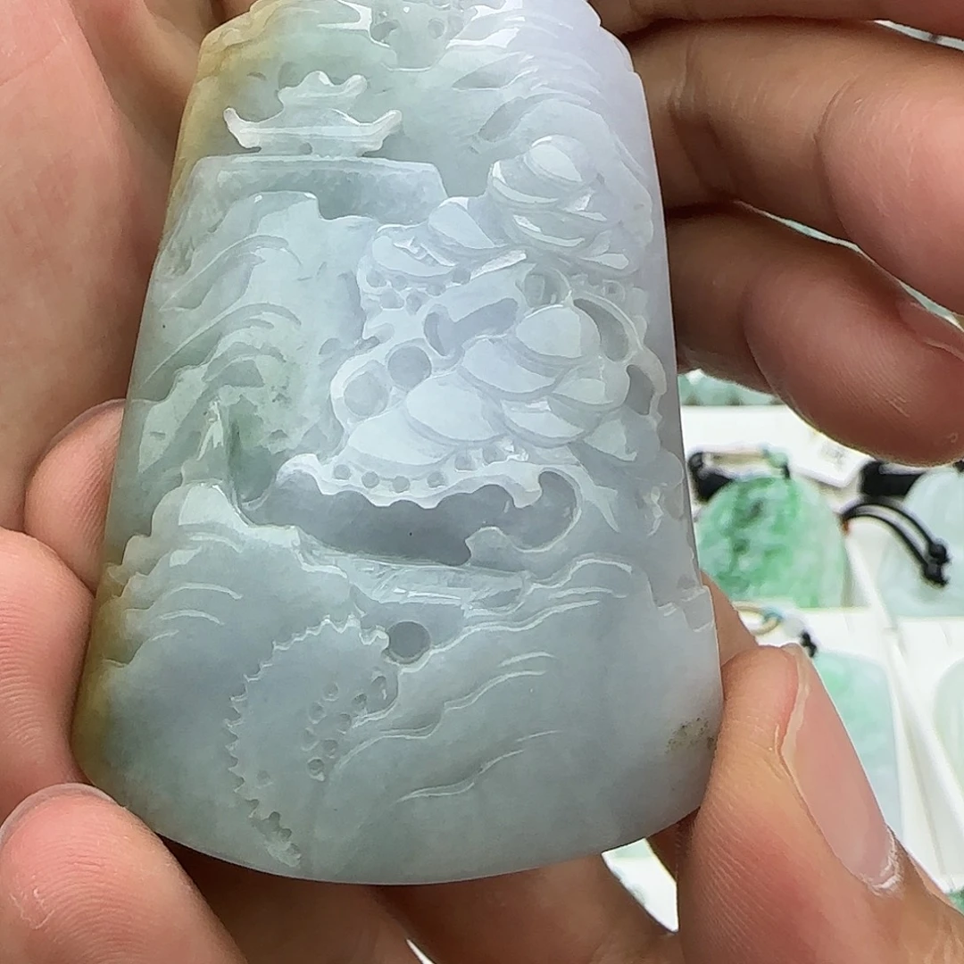 星***士颈饰未镶嵌翡翠翡翠