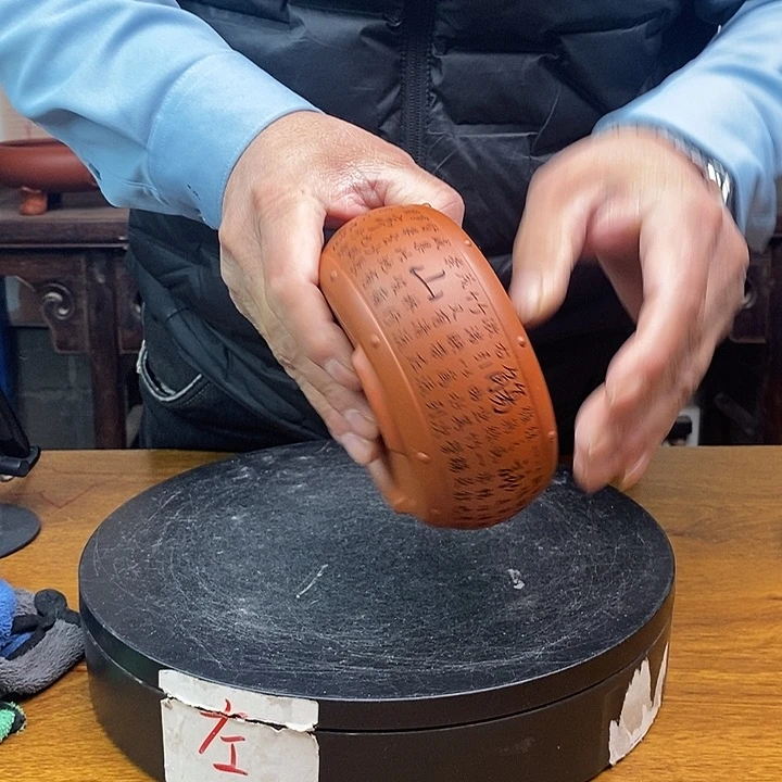 紫砂花盆货号一只LTX1