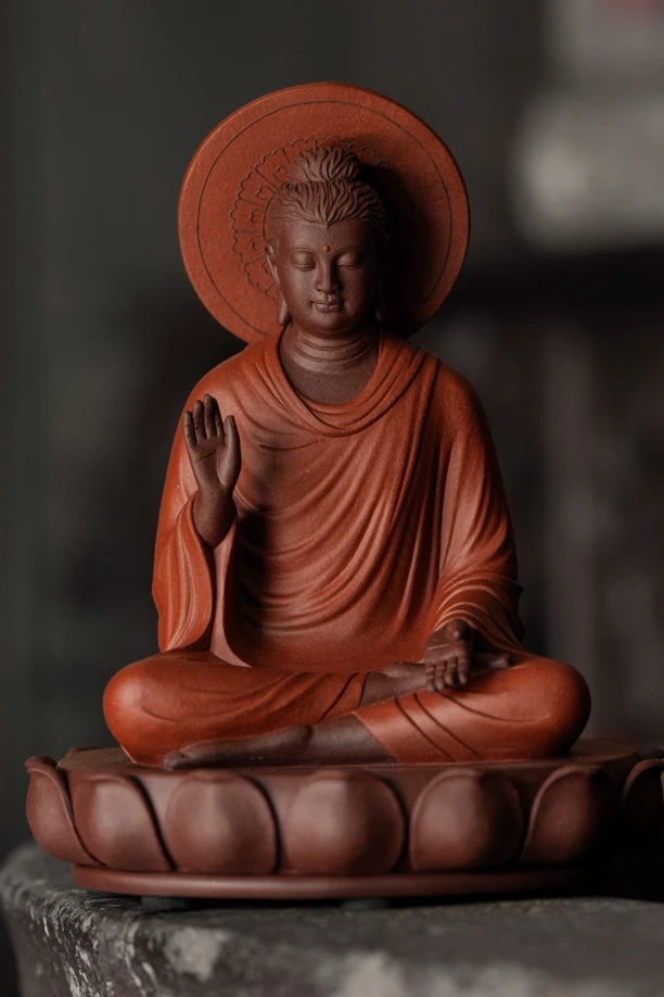 刘朋新款制作如来茶宠摆件2025茶室茶台茶道装饰摆设壶承盘茶玩