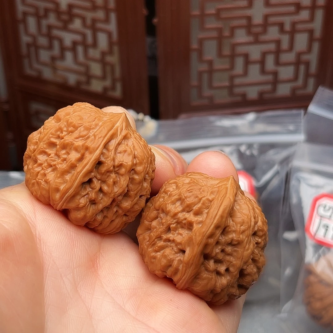 把件文玩核桃平谷凹底