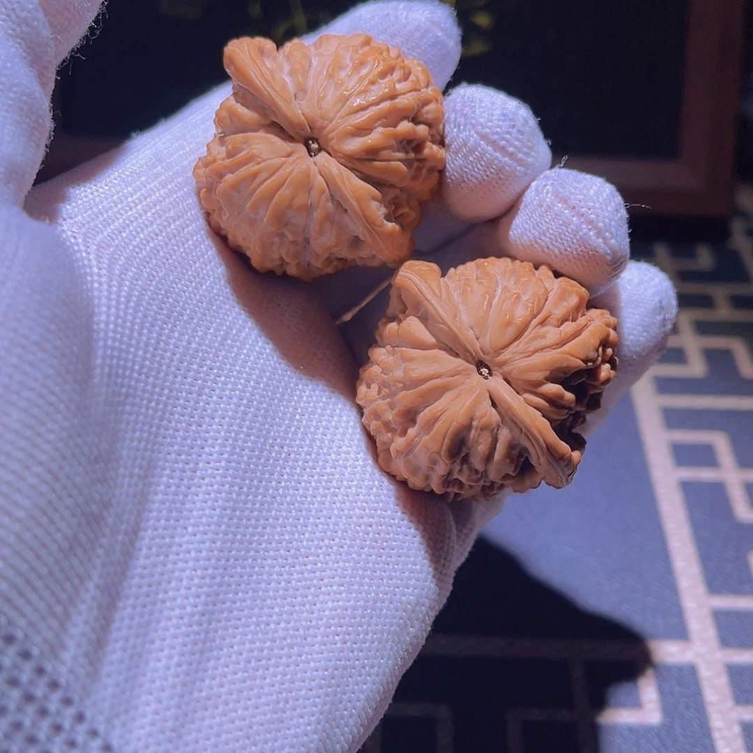 吊坠文玩核桃黯*莲花