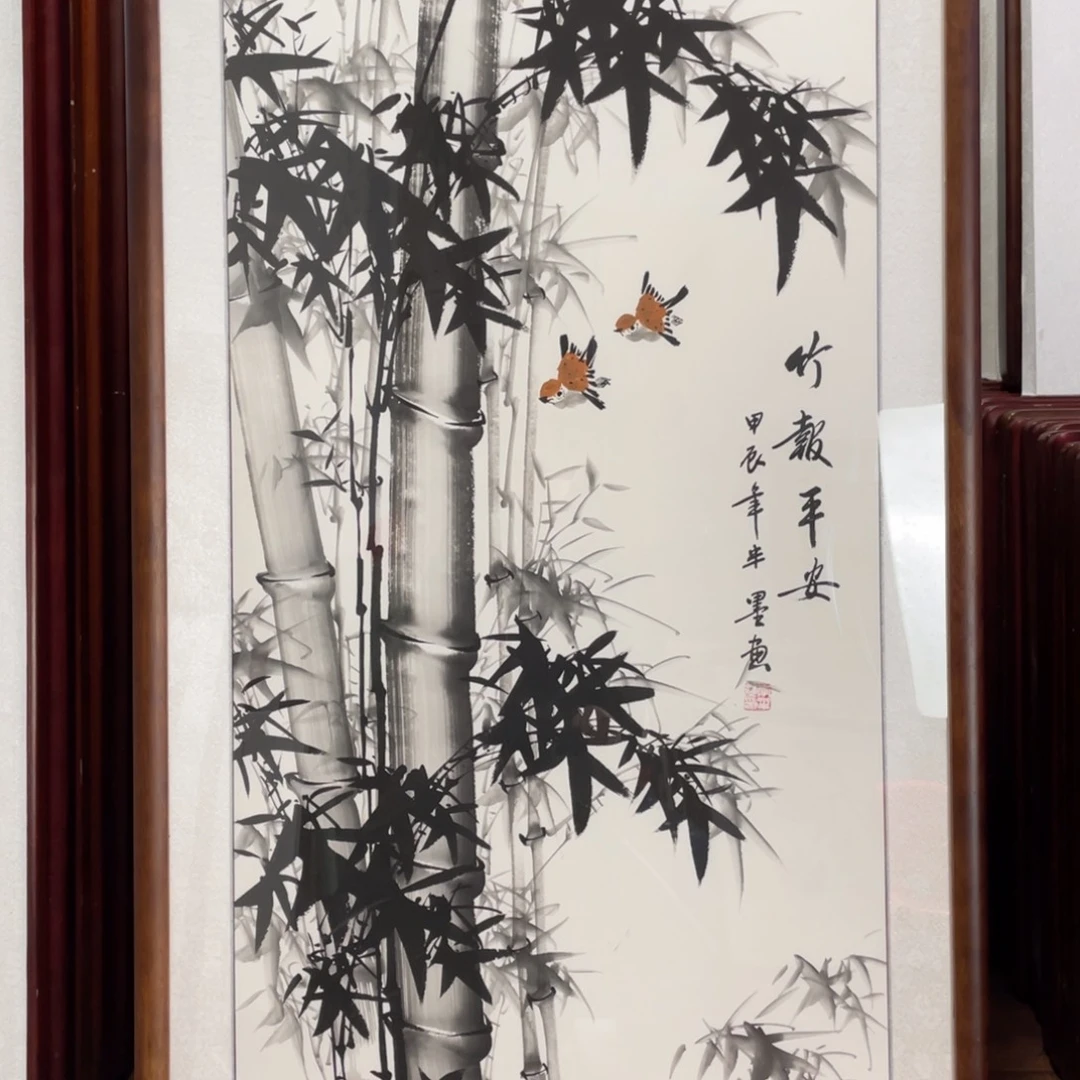 国画带框尺寸63*123厘米