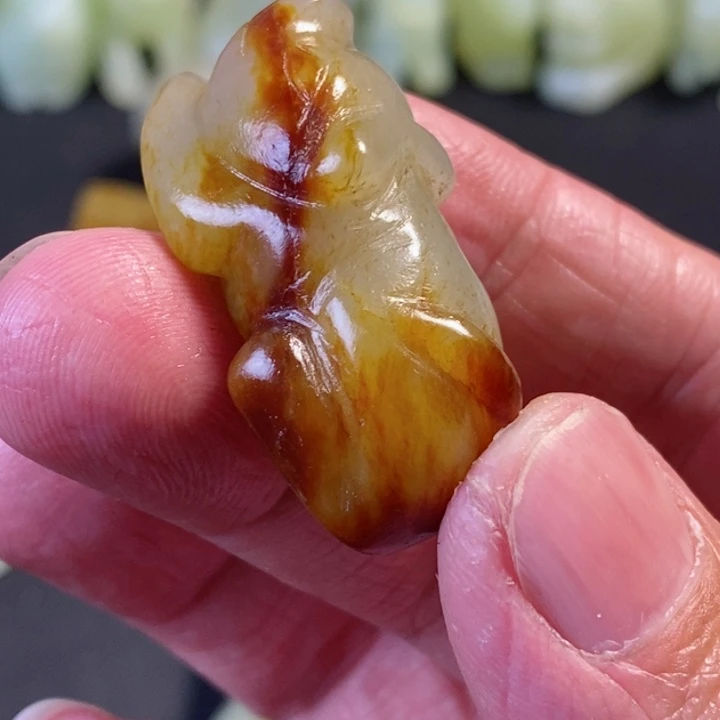 茶室用品茶宠摆件木***B