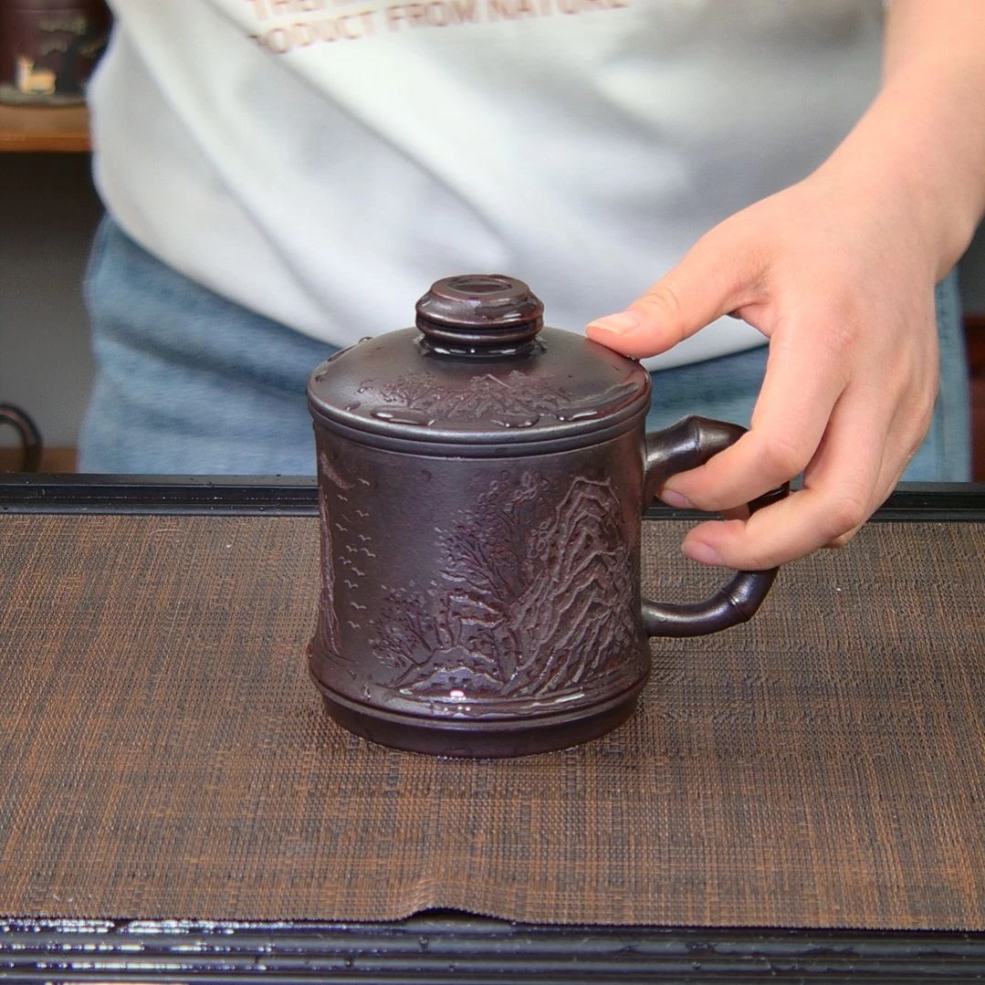 紫砂茶杯高货放漏