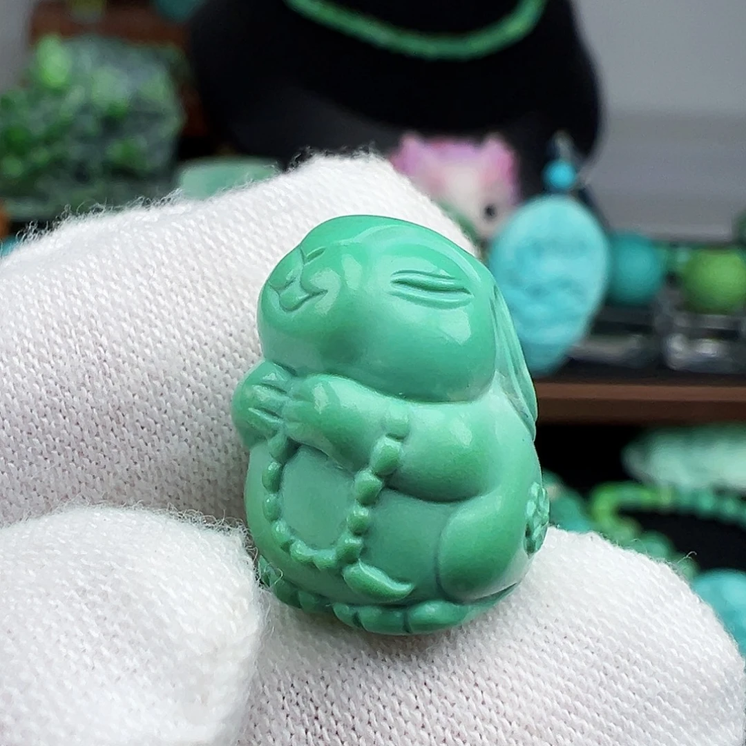 绿松石未镶嵌绿松石主播璐璐