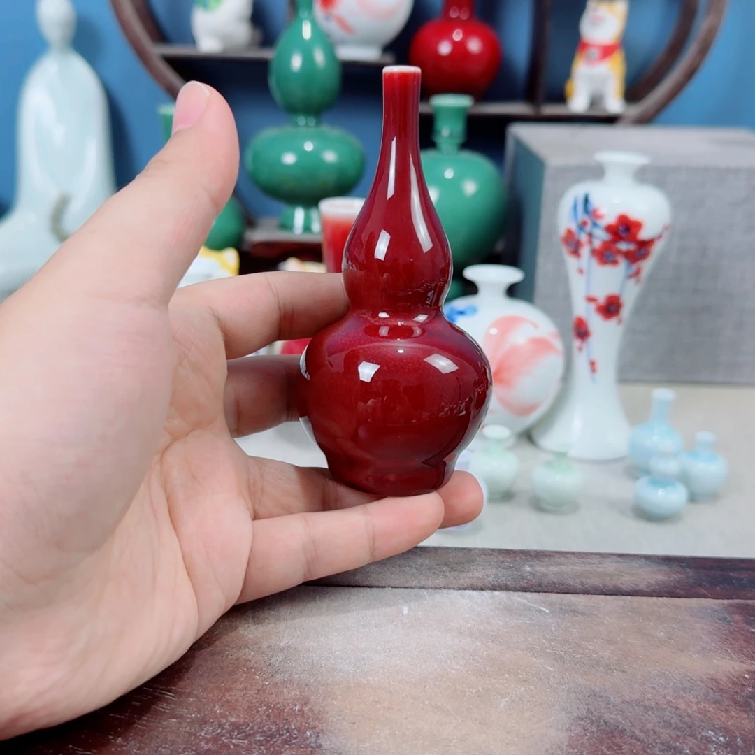 陶瓷手工小花器摆件
