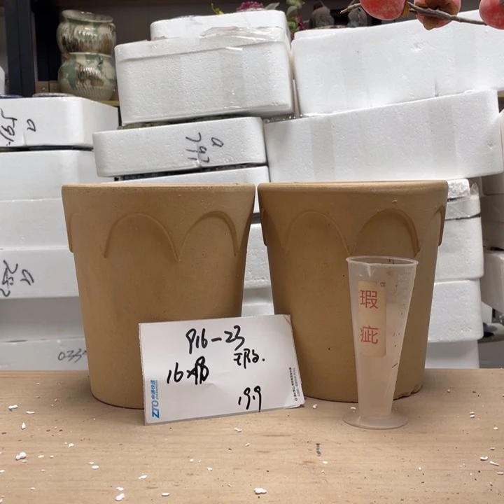 粗陶多肉花盆微瑕23