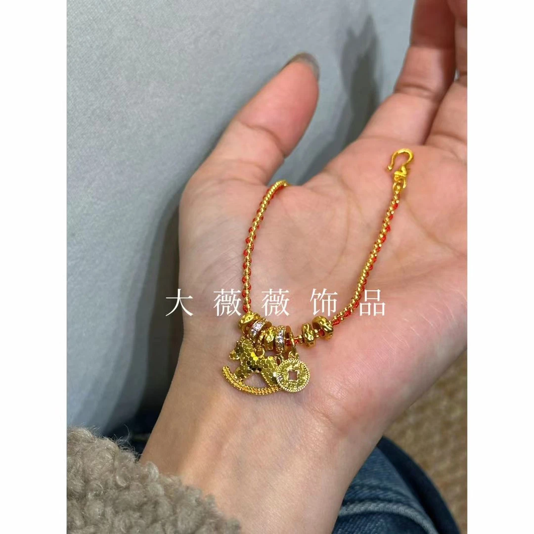 铜合金手链 马上有米波光粼粼手链-5521