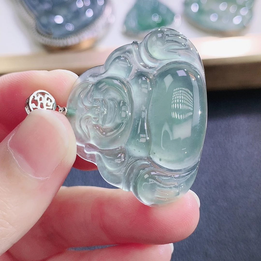 翡翠未镶嵌挂件翡翠