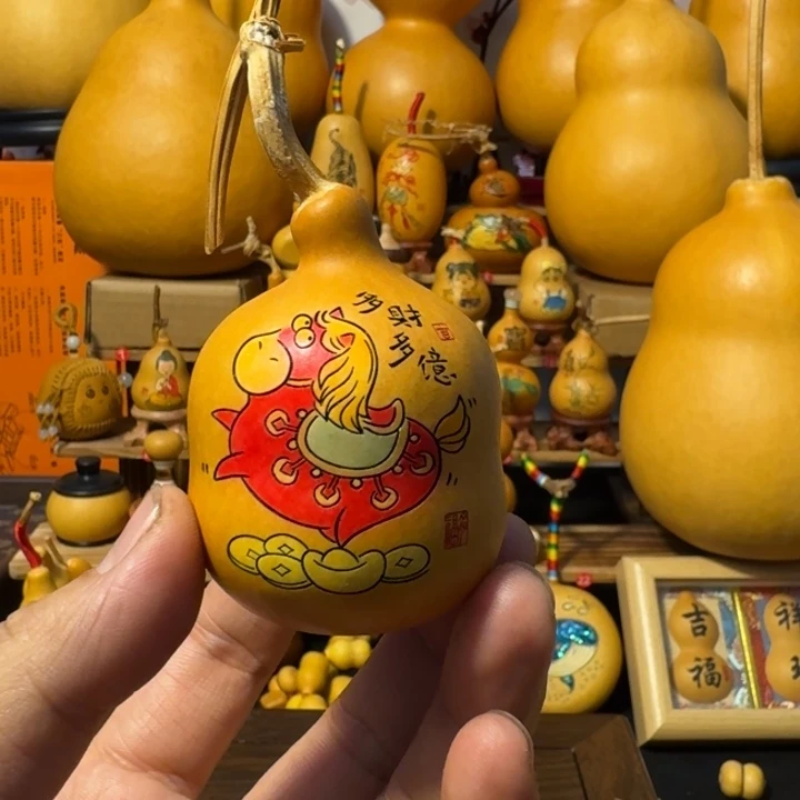 奶瓶胖墩葫芦手把件葫芦